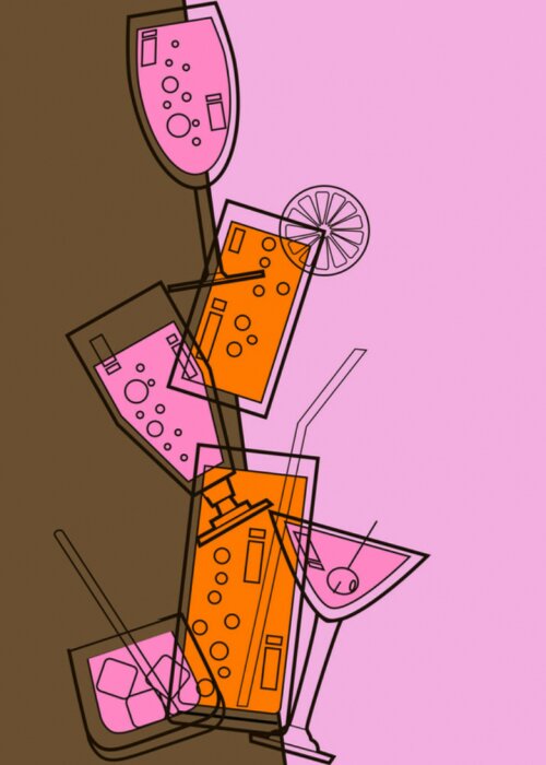 Fototapete Cocktailparty