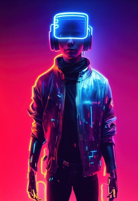 Fototapete Cyberpunk
