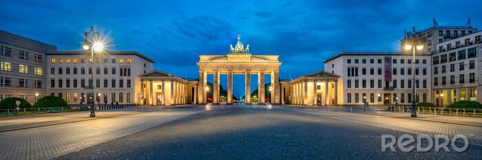 Fototapete Das Brandenburger Tor am Abend
