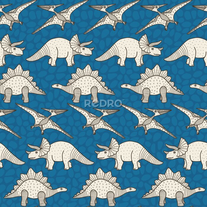 Fototapete Das Land der Dinosaurier