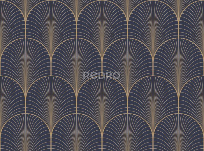 Fototapete Dekorative Art-Deco-Bögen