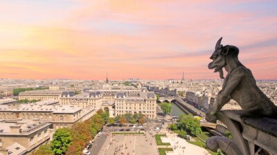 Denkmäler und Panorama von Paris
