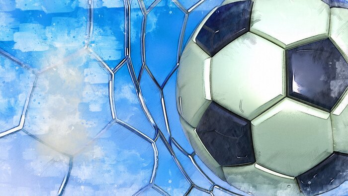 Fototapete Der Ball gegen den Himmel