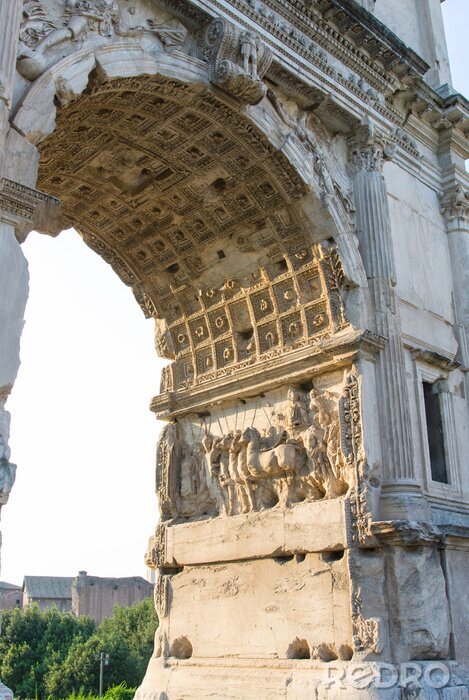Fototapete Der Triumphbogen des Titus, Rom, Italien