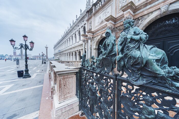 Fototapete Details der venezianischen architektur