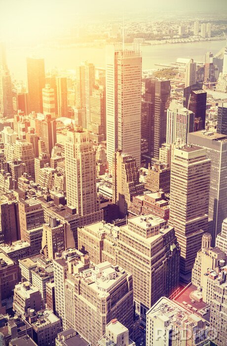 Fototapete Die höchsten Gebäude New Yorks