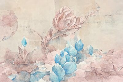 Fototapete Die Zartheit der Blumen