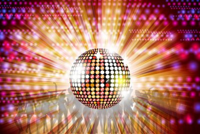 Fototapete Disco Abstraktion