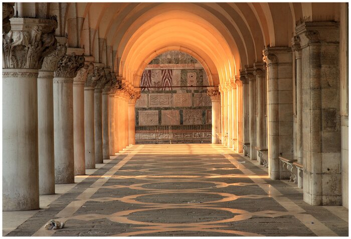 Fototapete Dogenpalast mit klassischen Säulen