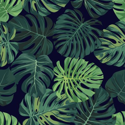Fototapete Dschungel und Blätter