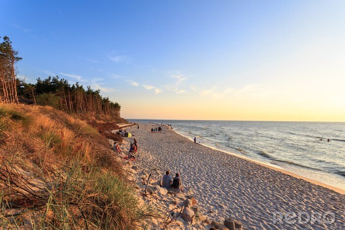 Fototapete Dünen Strand und Ostsee