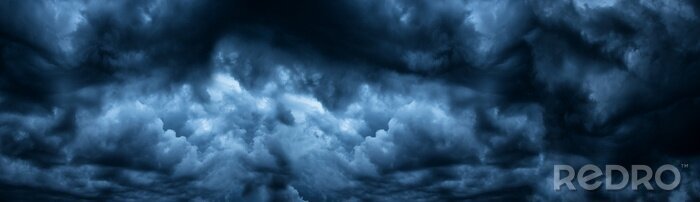 Fototapete Dunkle Wolken vor dem Sturm