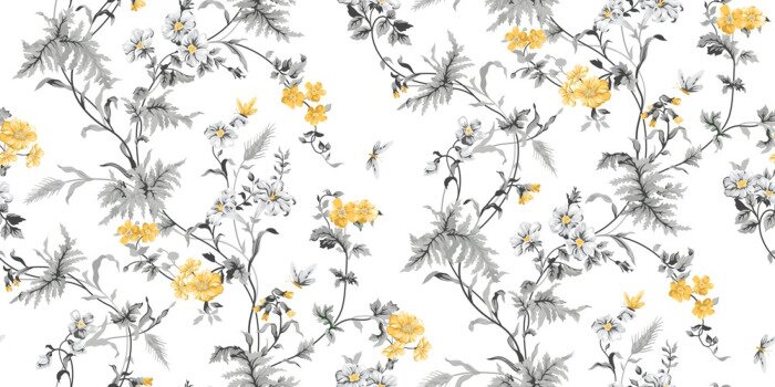 Fototapete Echo Floral Nahtlose Muster