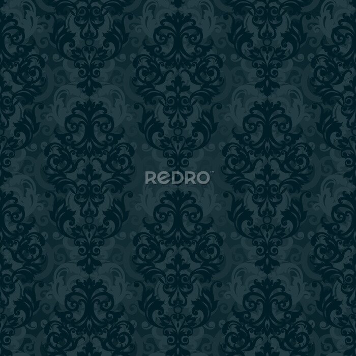 Fototapete Edles viktorianisches Grün