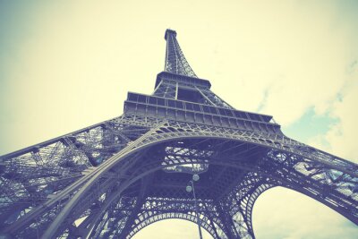 Fototapete Eiffelturm Retro