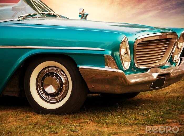 Fototapete Ein Auto aus den alten Tagen