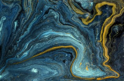 Fototapete Ein galaktisches Muster auf Marmor