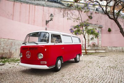 Fototapete Ein Retro-Bus in Italien