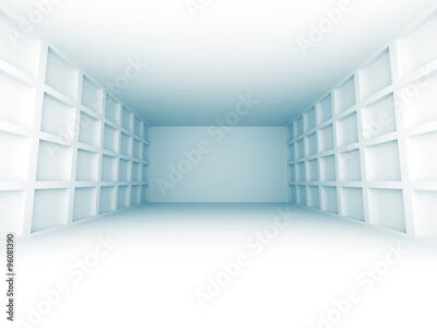 Fototapete Ein weißer leerer Raum