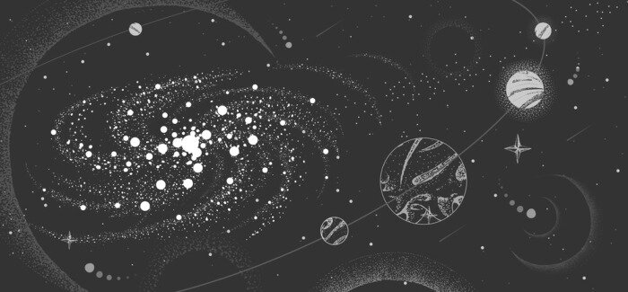 Fototapete Eine ferne Galaxie