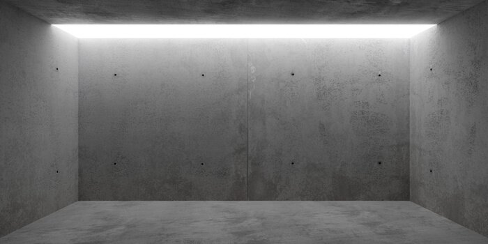 Fototapete Eine moderne Betongarage