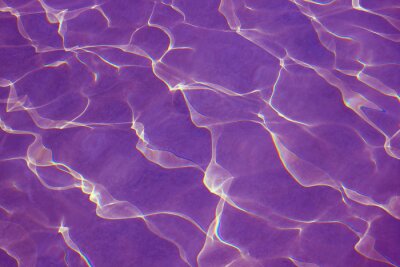 Fototapete Eine violette Wasserfläche