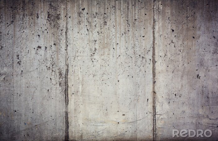 Fototapete Eine Wand aus alten Betonplatten