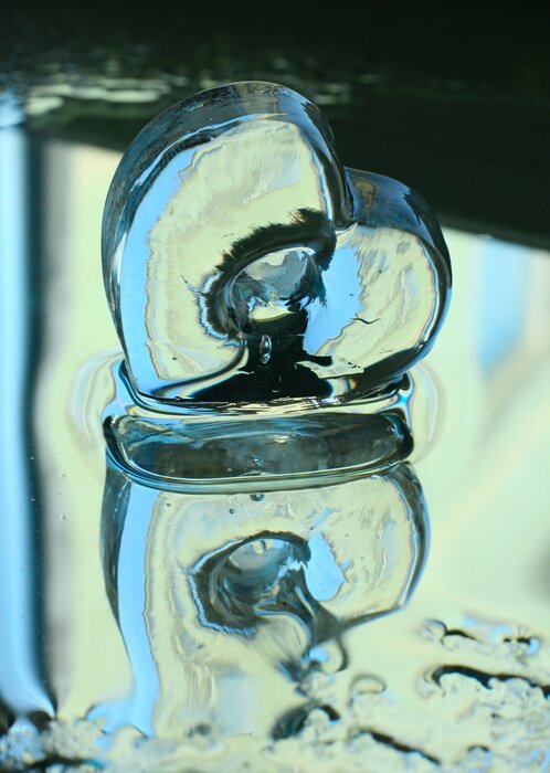 Fototapete Eis-Abstraktion