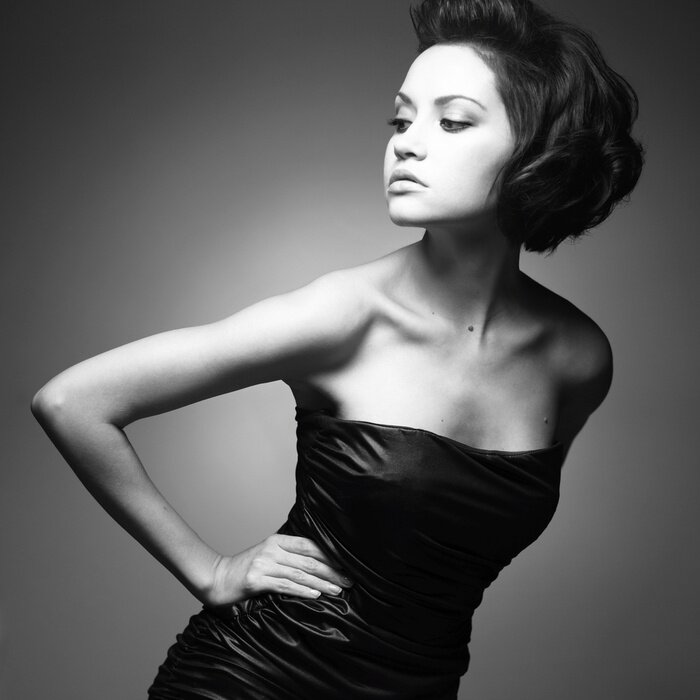 Fototapete Elegante Frau