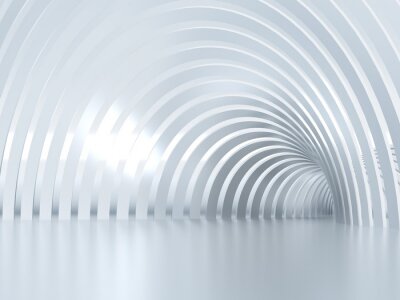 Fototapete Eleganter dreidimensionaler Tunnel