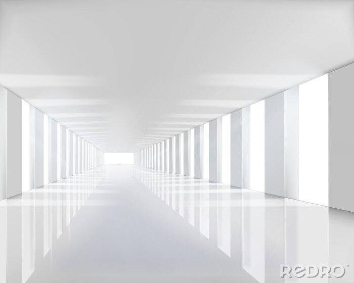 Fototapete Eleganter minimalistischer Tunnel