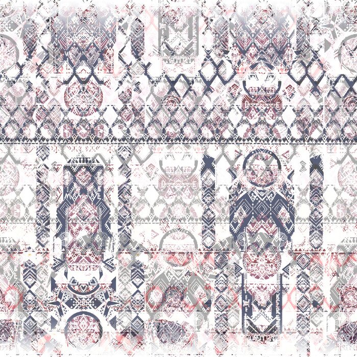 Fototapete Ethnisches Muster im orientalischen Stil