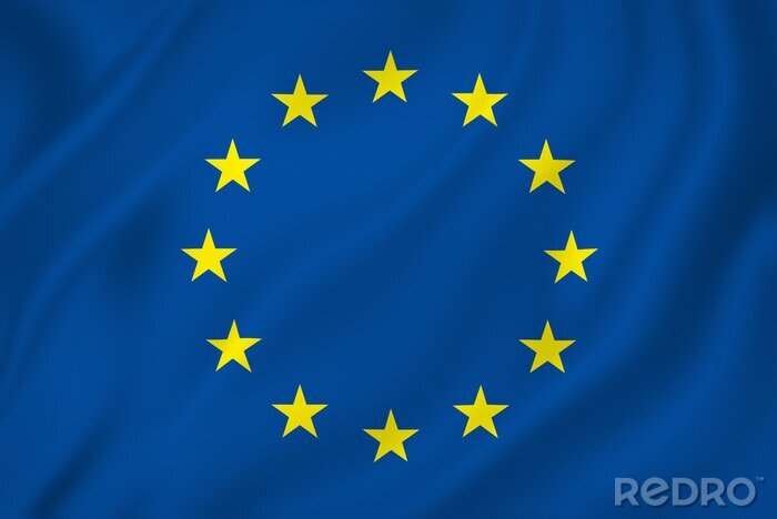 Fototapete Europäische Flagge