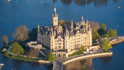 Fototapete Fabelhaftes Schweriner Schloss