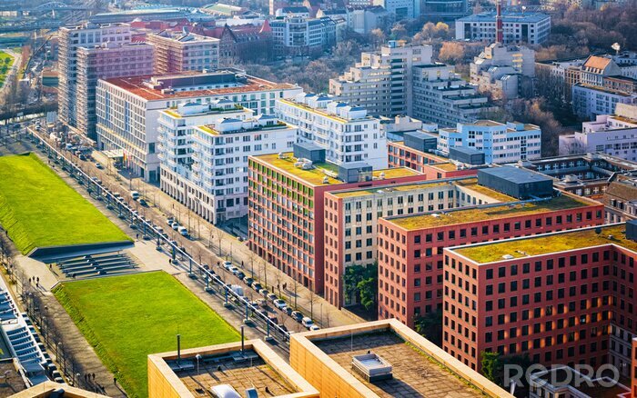 Fototapete Farbenfrohe Architektur in Berlin