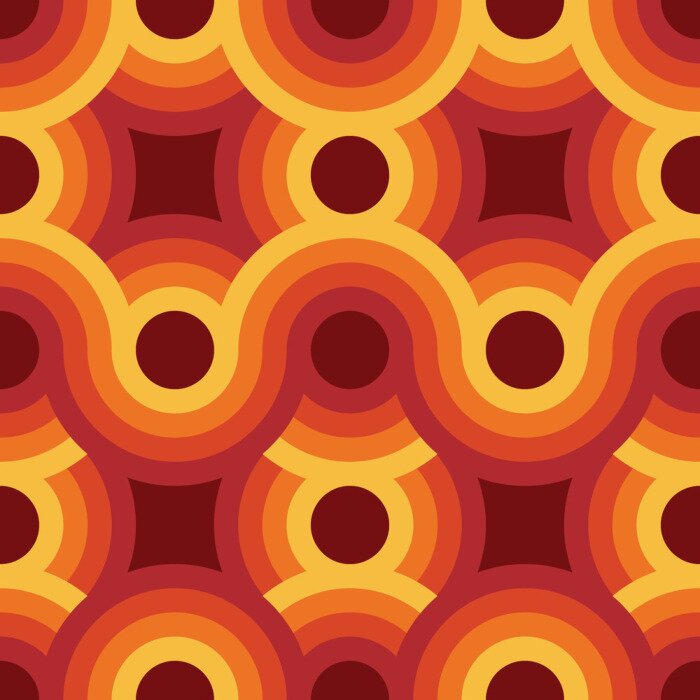 Fototapete Farbige Würfel mit Sprechblasen im Pop-Art-Stil