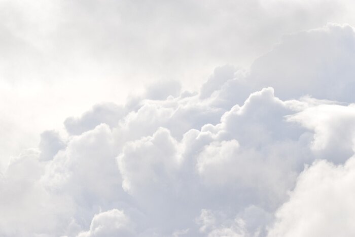 Fototapete Federwolken