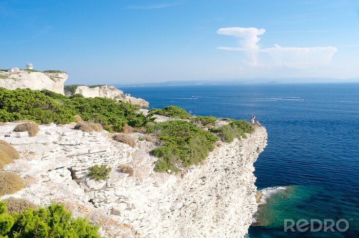 Fototapete Felsen und Meer auf Korsika