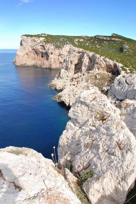 Fototapete Felsenküste am Ozean