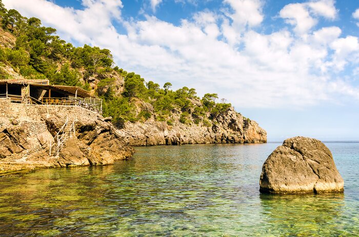 Fototapete Felsenküste und Meer