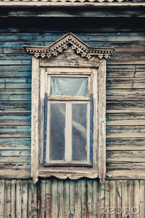 Fototapete Fenster im alten stil