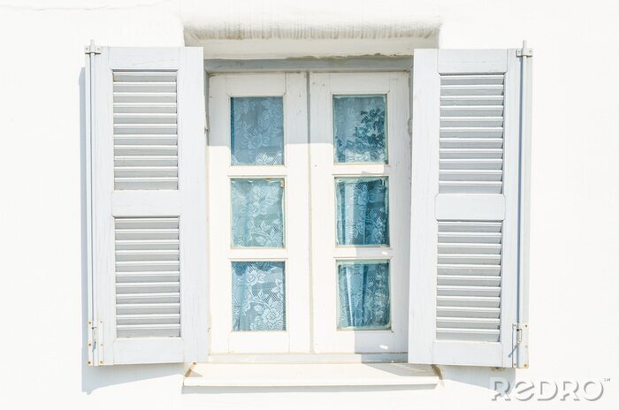 Fototapete Fensterläden im griechischen Stil