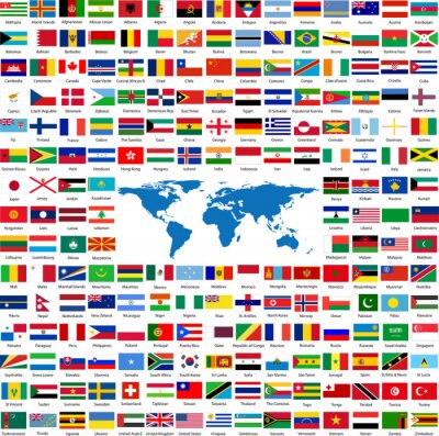 Flaggen aus der ganzen Welt