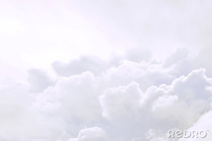 Fototapete Flauschige weiße Wolken