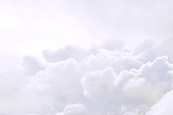 Fototapete Flauschige weiße Wolken