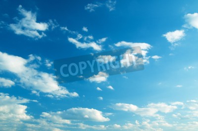 Fototapete Flauschige Wolken am Himmel