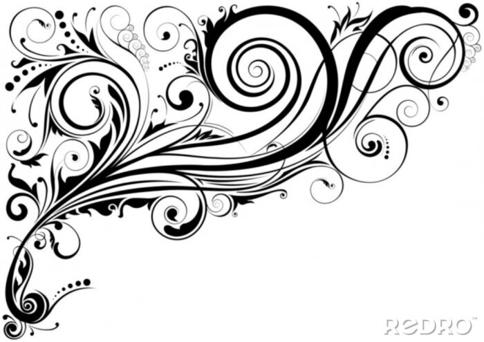 Fototapete Floral Design Ornamente