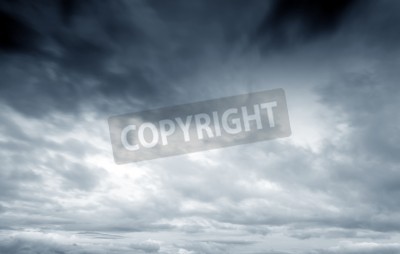 Fototapete Flugzeug vor dem Hintergrund des Himmels