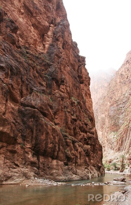Fototapete Fluss im Tal des Canyons