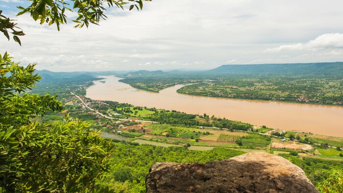 Fototapete Fluss in Asien